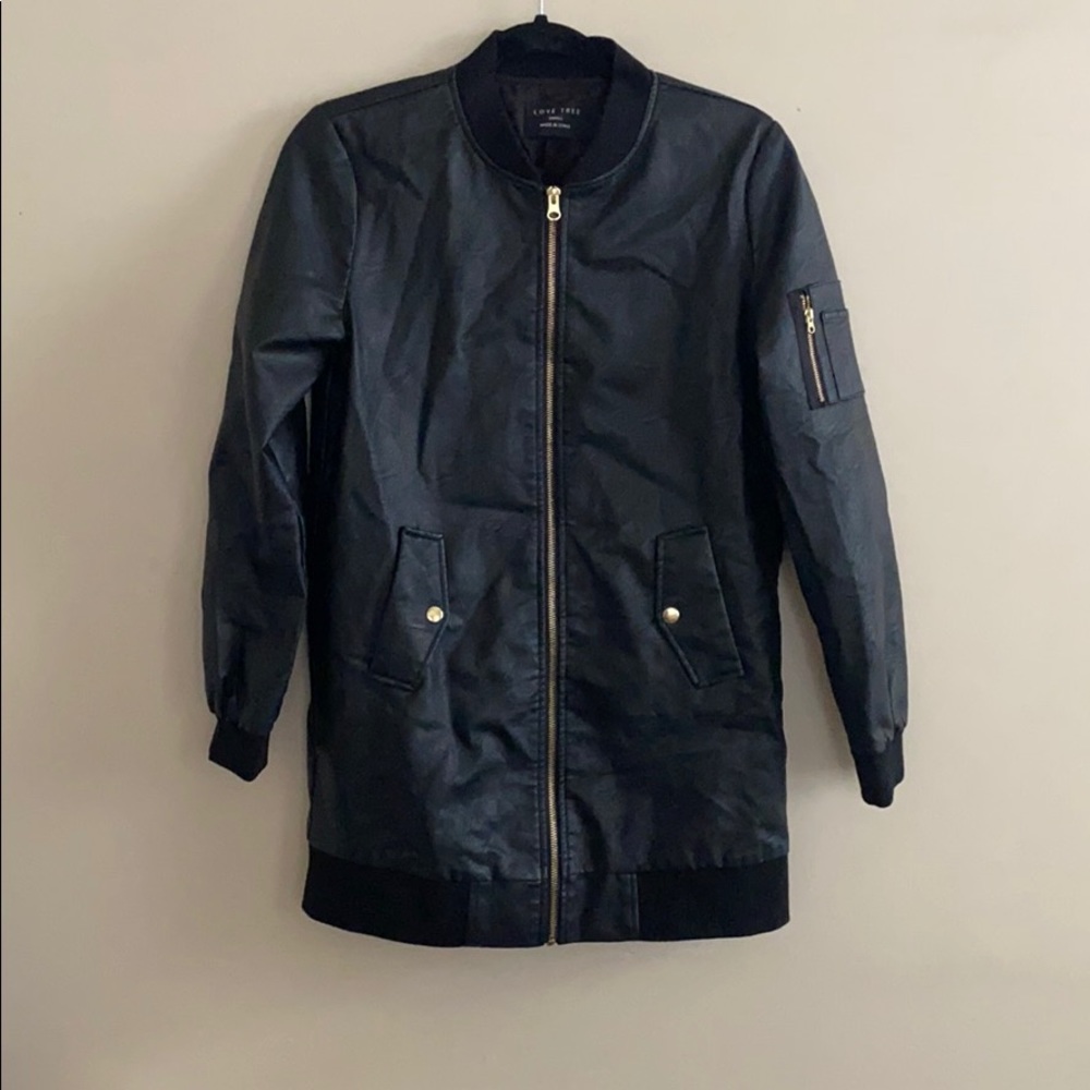 Women’s Faux Leather Jacket
